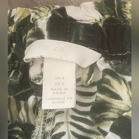 H&M Tropical Leaf Pants - Picture 5 of 10